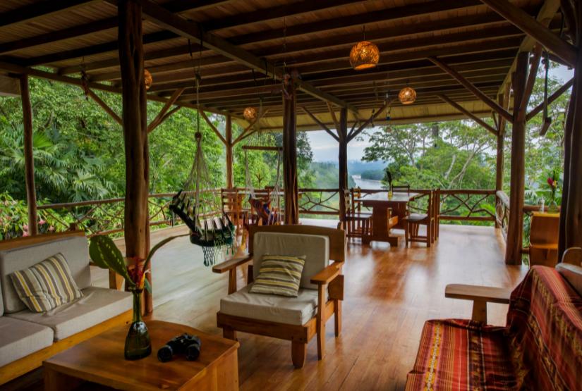 Gaia-Amazon-Lodge-living-rom Gaia Amazon Lodge living rom