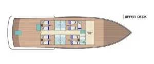 Bonita Yacht Galapagos upper deck