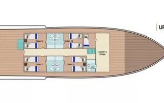 Bonita Yacht Galapagos upper deck