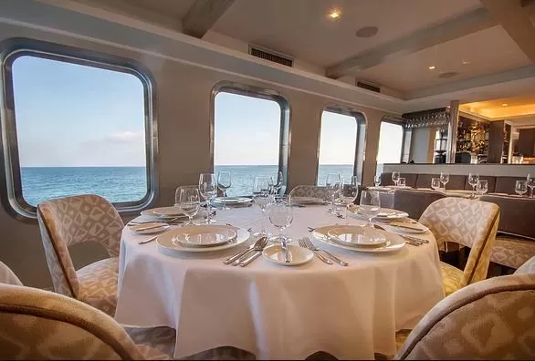 Origin Theory Yacht Galapagos Dining Area 2