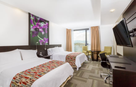 Wyndham Hotel doble twin bed