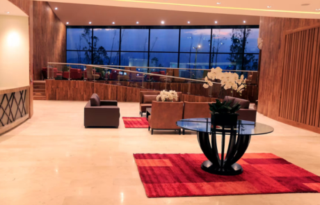 Wyndham hotel living room 1