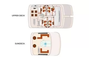 Galaxy Sirius Catamaran Luxury upperdeck sundeck