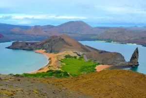 The well of the flamingos Bartolome Island