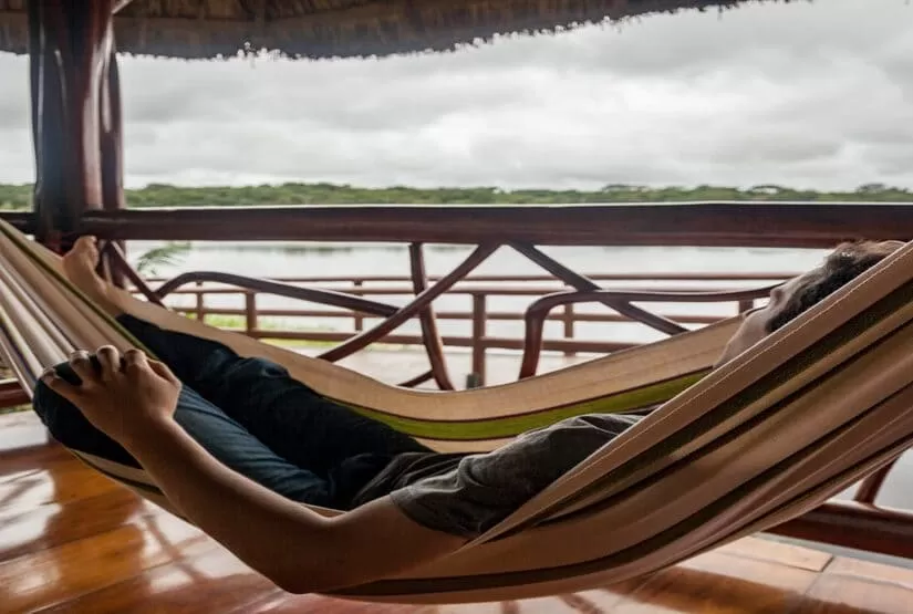 Napo Wildlife Center balcony