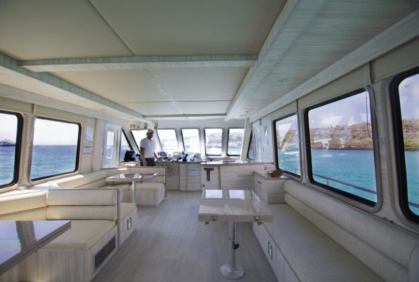 Sea Lion Yacht Dining room