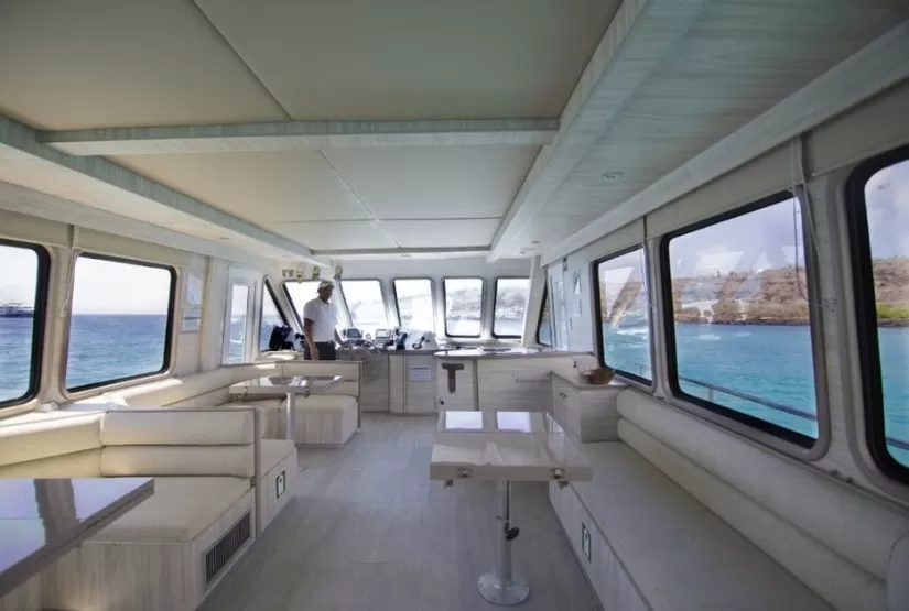 Sea Lion Yacht Dining room