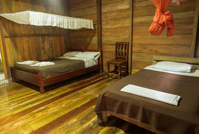 guacamayo lodge amazon jungle tour room