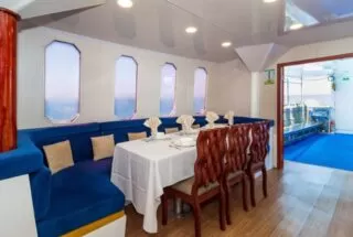 Danubio Azul Yacht dining room