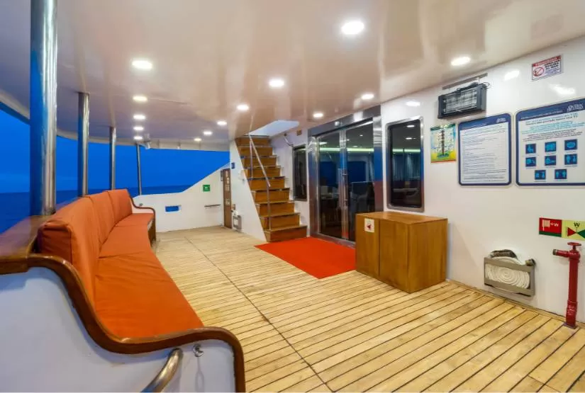 Grand Queen Beatriz Yacht living exterior room
