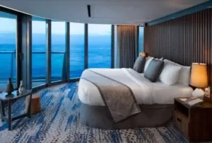 celebrity flora penthouse suite bedroom