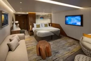 celebrity flora sky suite infinity veranda bedroom