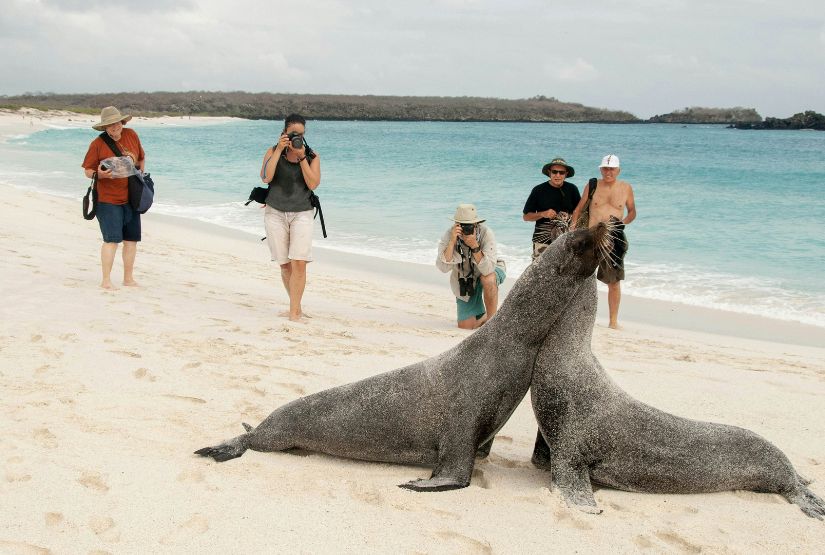 new entrance to the galapagos national park