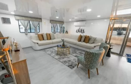 Anahi Catamaran living room