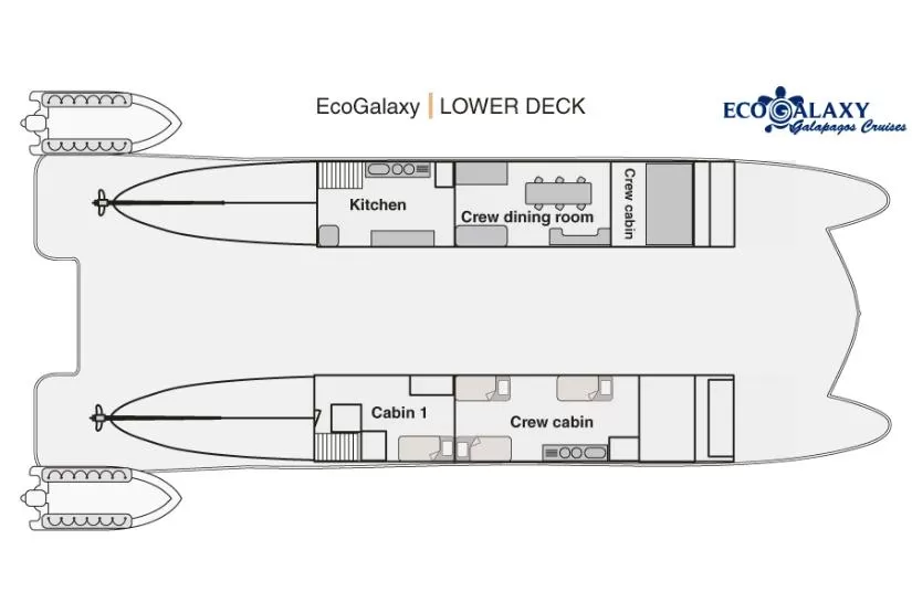 Ecogalaxy Yacht Lower Deck