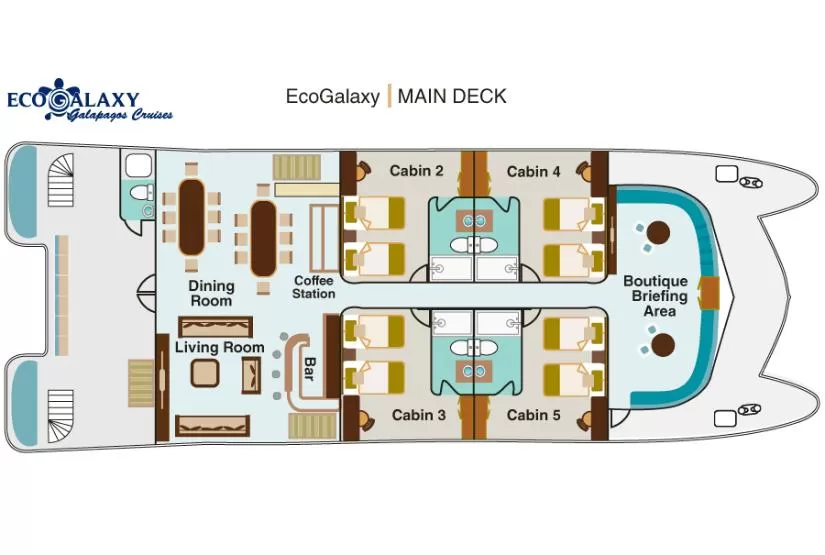 Ecogalaxy Yacht Main Deck