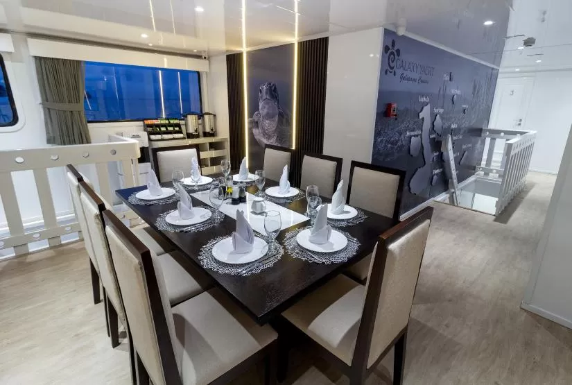 Galaxy Yacht Dining Room