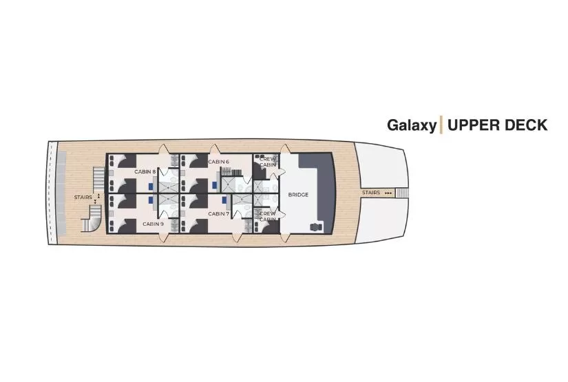 Galaxy Yacht Upper Deck