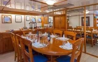Beluga Yacht Dining room