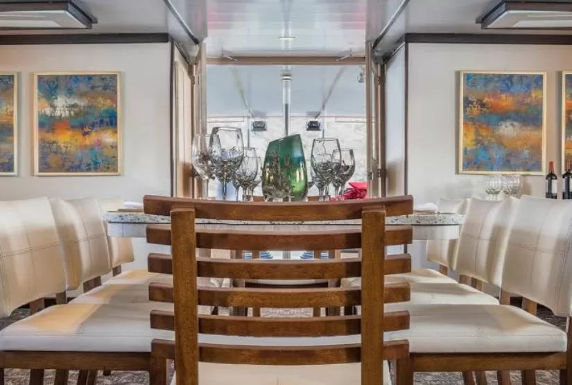 Evolution Yacht Dining Room
