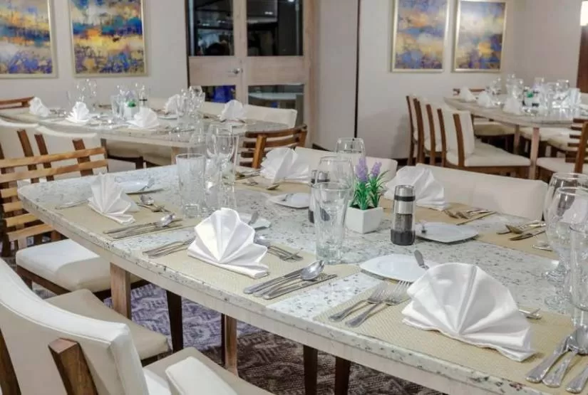 Evolution Yacht Interior Dining Room