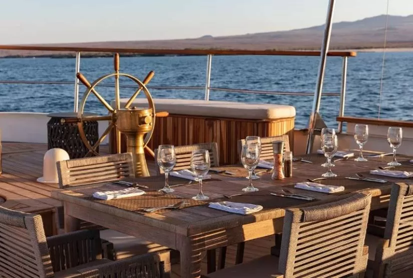 Grace Yacht Al Fresco Dining Area