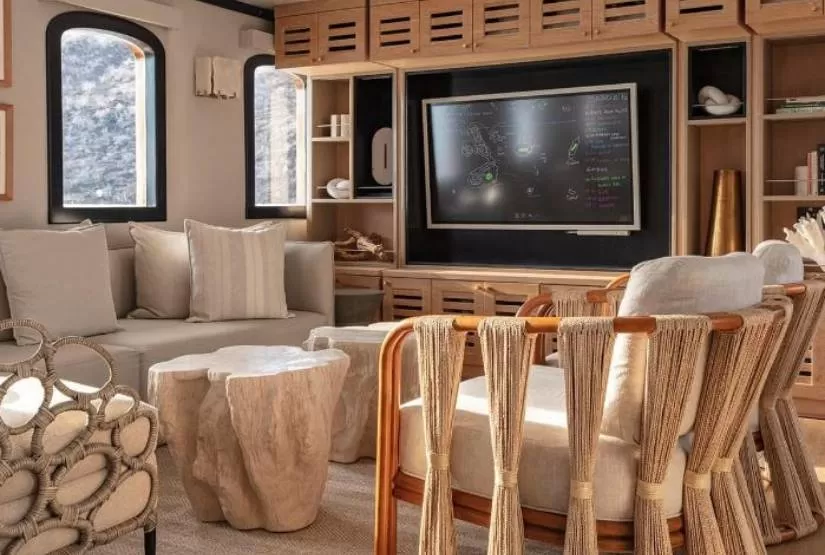 Grace Yacht Interior Lounge