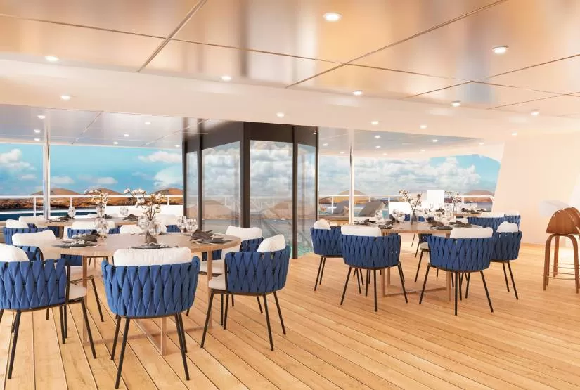 Hermes Yacht Dining room