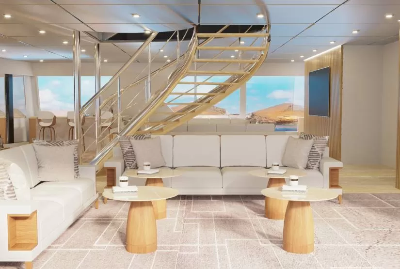 Hermes Yacht lounge