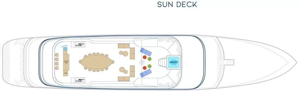Tribute Yacht Sun Deck
