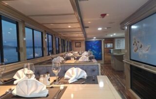 Letty Yacht dining area
