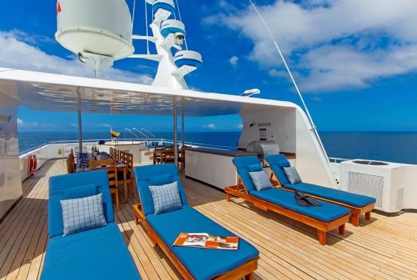 Calipso Yacht Galapagos Sundeck